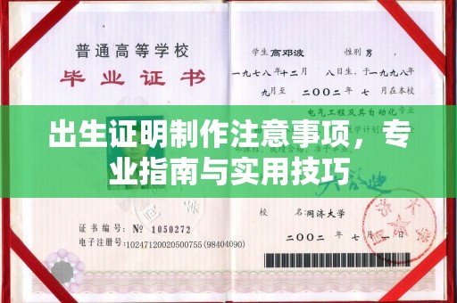 将乐出生证明制作注意事项，专业指南与实用技巧