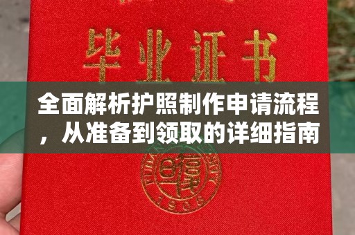 将乐全面解析护照制作申请流程，从准备到领取的详细指南