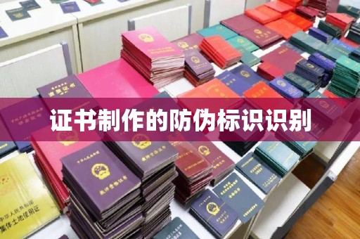 将乐证书制作的防伪标识识别