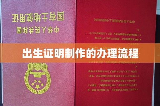 将乐出生证明制作的办理流程